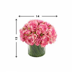 Creative Displays Pink Peonies Floral Arrangement