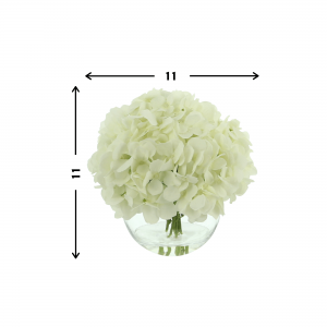 Creative Displays White Hydrangea Floral Arrangement