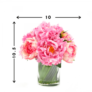 Creative Displays Pink Peony Bouquet Floral Arrangement