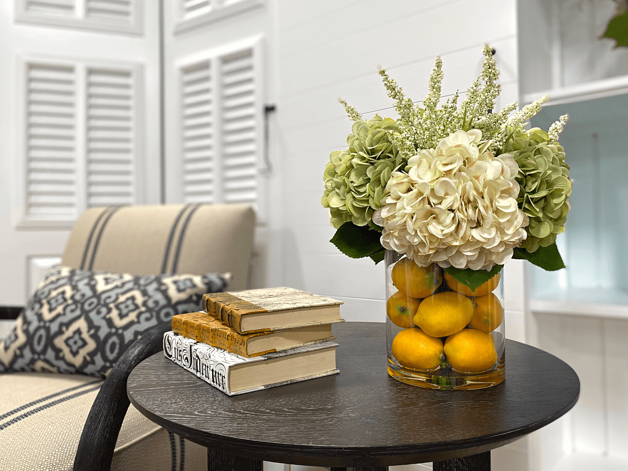 Creative Displays Heather And Hydrangea Floral Arrangement