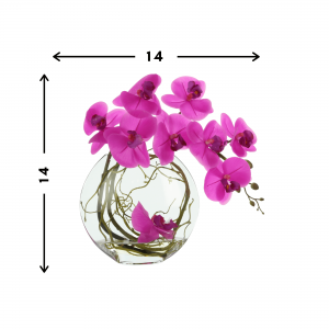 Creative Displays Pink Orchid with Vine Floral