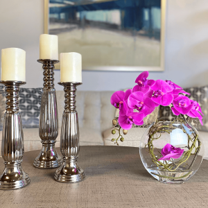 Creative Displays Pink Orchid with Vine Floral