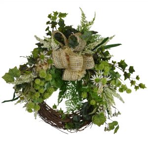Creative Displays 32in Green Hanging Ivy Wreath
