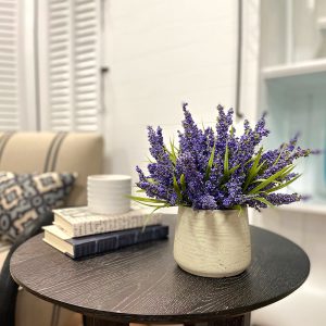 Heather Arrangement in Fiberstone Pot