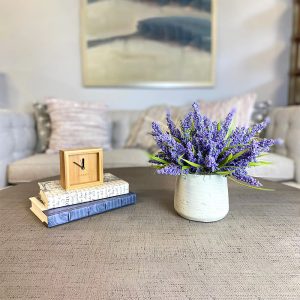 Heather Arrangement in Fiberstone Pot