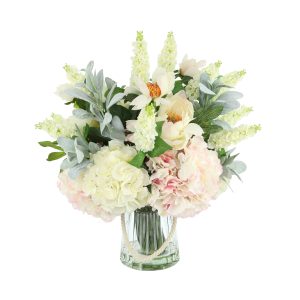 Hydrangea, Peony and Lambs' Ear Arrangement