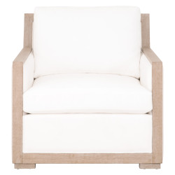 MANHATTAN WOOD TRIM SOFA CHAIR