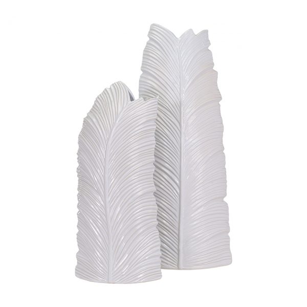 Bali Leaf Vases -Set 2