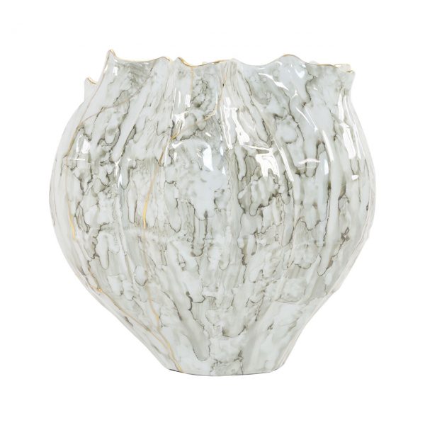 Carmine Short Vase