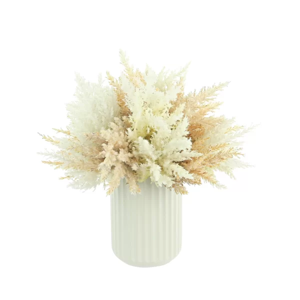 Assorted Pampas Arrangement in a Ceramic Vase