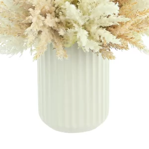 Assorted Pampas Arrangement in a Ceramic Vase