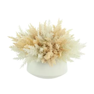 Assorted Pampas Arrangement in a Ceramic Vase