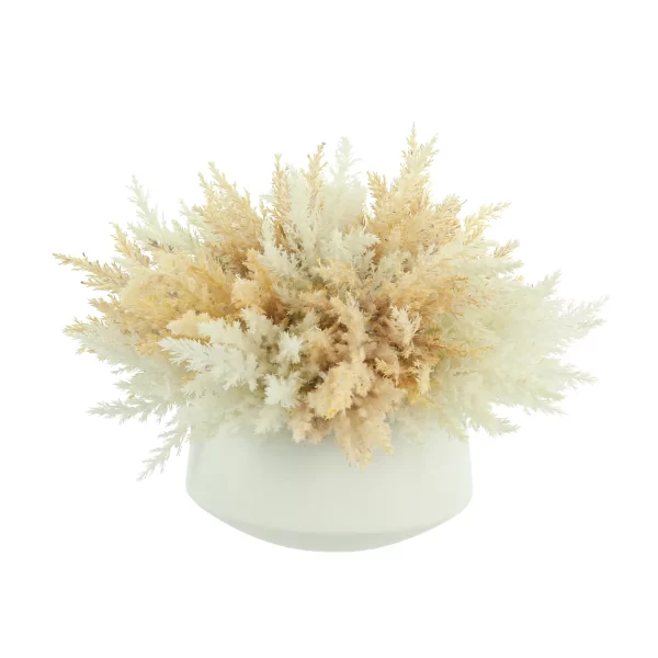 Assorted Pampas Arrangement in a Ceramic Vase