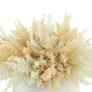 Assorted Pampas Arrangement in a Ceramic Vase