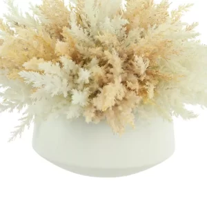 Assorted Pampas Arrangement in a Ceramic Vase