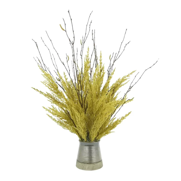 Pampas Arrangement in a Ceramic Vase