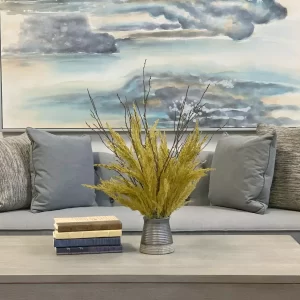 Pampas Arrangement in a Ceramic Vase