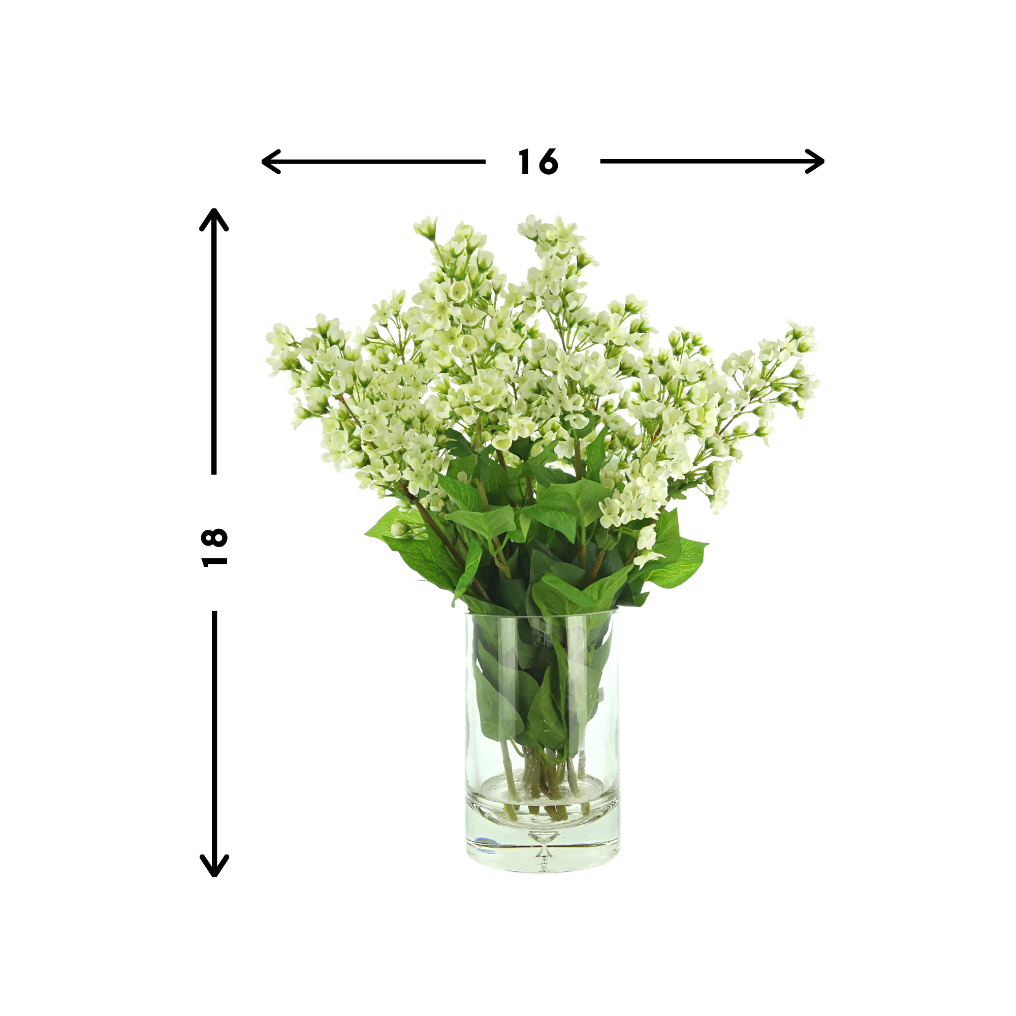 Bouvardia Florals Arranged in a Glass Vase