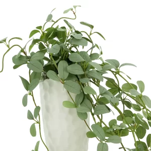 Frosted Ivy Arrangement in Ceramic Vase