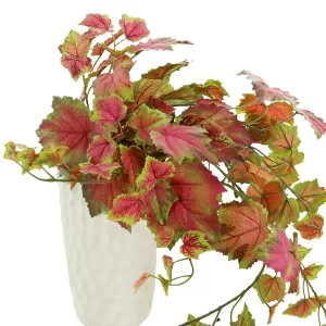 Red Ivy Arrangement in Ceramic Vase