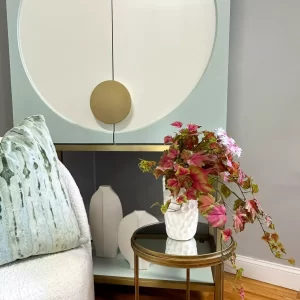 Red Ivy Arrangement in Ceramic Vase