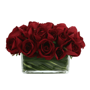 Roses Arranged in a Glass Vase