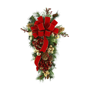 42" Swag with Berries, Pinecones and Large Bow